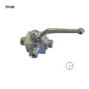 3-CESTNÝ OCELOVÝ VENTIL 350 Bar