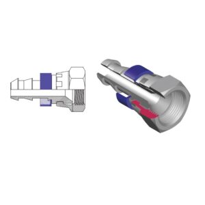 LOCK ON FEMALE DKJ/NEREZ KUŽ74°